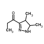 CAS#: 79370-38-0， 1-(4,5-Dimethyl-4,5-dihydro-1H-pyrazol-3-yl)-1-propanone
