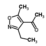 CAS#: 79379-86-5， 1-(3-Ethyl-5-methyl-1,2-oxazol-4-yl)ethanone
