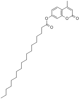 CAS 登录号:79408-85-8, 4-甲基伞形酮基硬脂酸酯