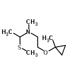 CAS#: 794504-51-1， N-Methyl-N-{2-[(1-methylcyclopropyl)oxy]ethyl}-1-(methylsulfanyl)ethanamine