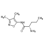 CAS 登录号：794565-18-7， N-(3,4-二甲基-1,2-恶唑-5-基)-L-正缬氨酰胺