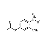 CAS#: 795303-16-1， 4-(Difluoromethoxy)-2-methyl-1-nitrobenzene