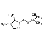 CAS#: 795313-00-7， (4R,5R)-3,4-Dimethyl-5-{[(trimethylsilyl)oxy]methyl}-1,3-oxazolidine
