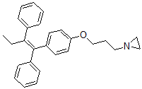 CAS#: 79642-43-6， 1-[3-[4-[(Z)-1,2-Di(Phenyl)But-1-Enyl]Phenoxy]Propyl]Aziridine