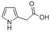 structure of CAS# 79673-53-3, (1H-Pyrrol-2-Yl)-Acetic Acid;2-(1H-Pyrrol-2-Yl)Acetic Acid;1H-Pyrrole-2-Aceticacid(9CI);1H-Pyrrole-2-Acetic Acid