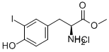 structure of CAS# 79677-58-0, 3-Iodo-L-Tyrosine Methyl Ester Hydrochloride;L-TYROSINE, 3-IODO-, METHYL ESTER, HYDROCHLORIDE;3-IODO-L-TYROSINE METHYL ESTER HYDROCHLORIDE
