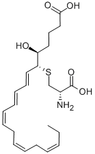 CAS#: 79695-14-0， (5S,6R,7E,9E,11Z,14Z,17Z)-6-(2-Amino-3-Hydroxy-3-Oxopropyl)Sulfanyl-5-Hydroxyicosa-7,9,11,14,17-Pentaenoic Acid