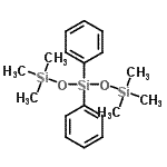 CAS#: 797-77-3， 1,1,1,5,5,5-Hexamethyl-3,3-diphenyltrisiloxane