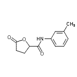 CAS#: 797019-95-5， N-(3-Methylphenyl)-5-oxotetrahydro-2-furancarboxamide
