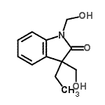 CAS#: 797051-84-4， 3-Ethyl-1,3-bis(hydroxymethyl)-1,3-dihydro-2H-indol-2-one