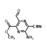 CAS 登录号：79722-45-5， 甲基6-氨基-5-氰基-3-甲酰基-2-吡嗪羧酸酯