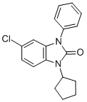 CAS#: 79759-44-7， 5-Chloro-1-Cyclopentyl-3-Phenylbenzimidazol-2-One