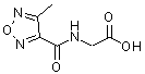 structure of CAS# 797806-70-3, N-[(4-Methyl-1,2,5-oxadiazol-3-yl)carbonyl]glycine;[(4-Methyl-furazan-3-carbonyl)-amino]-acetic acid;[(4-Methyl-furazan-3-carbonyl)-amino]-aceticacid;2-(4-methyl-1,2,5-oxadiazole-3-carboxamido)acetic acid