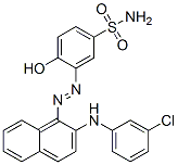 CAS#: 79817-63-3， (3E)-3-[[2-[(3-Chlorophenyl)Amino]Naphthalen-1-Yl]Hydrazinylidene]-4-Oxocyclohexa-1,5-Diene-1-Sulfonamide