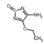 CAS 登录号：79844-91-0， 4-乙氧基-1,2,5-噻二唑-3-胺1-氧化物