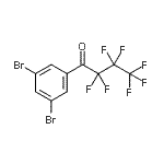 CAS#: 79851-20-0， 1-(3,5-Dibromophenyl)-2,2,3,3,4,4,4-heptafluoro-1-butanone