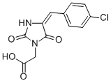 CAS#: 79851-73-3， 2-[(4Z)-4-[(4-Chlorophenyl)Methylidene]-2,5-Dioxoimidazolidin-1-Yl]Acetic Acid