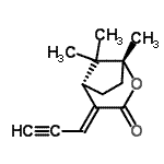 CAS#: 798554-39-9， (1R,4E,5S)-1,8,8-Trimethyl-4-(2-propyn-1-ylidene)-2-oxabicyclo[3.2.1]octan-3-one