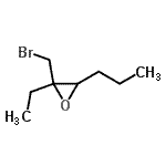 CAS#: 798576-91-7， 2-(Bromomethyl)-2-ethyl-3-propyloxirane