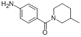 结构式 CAS# 79868-21-6, (4-氨基-苯基)-(3-甲基-哌啶-1-基)-甲酮