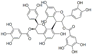 CAS#: 79907-44-1， [(2R,3R,4R)-2-(3,4-Dihydroxyphenyl)-4-[(2R,3R)-2-(3,4-Dihydroxyphenyl)-5,7-Dihydroxy-3-(3,4,5-Trihydroxybenzoyl)Oxy-Chroman-8-Yl]-5,7-Dihydroxy-Chroman-3-Yl] 3,4,5-Trihydroxybenzoate