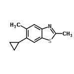 CAS#: 799254-34-5， 6-Cyclopropyl-2,5-dimethyl-1,3-benzothiazole