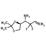 CAS#: 799257-15-1， (1S)-1-[(4S)-2,2-Dimethyl-1,3-dioxolan-4-yl]-2,2-difluoro-3-buten-1-amine