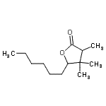 CAS#: 799268-18-1， 5-Hexyl-3,4,4-trimethyldihydro-2(3H)-furanone