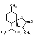 CAS#: 799268-21-6， (5R,6S,9R)-6-Isopropyl-3,9-dimethyl-1-oxaspiro[4.5]decan-2-one