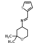CAS#: 799791-80-3, (E)-N-(2,2-Dimethyltetrahydro-2H-pyran-4-yl)-1-(2-thienyl)methanimine