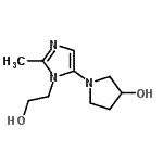 CAS#: 799814-03-2， 1-[1-(2-Hydroxyethyl)-2-methyl-1H-imidazol-5-yl]-3-pyrrolidinol