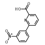 CAS#: 80021-34-7， 6-(3-Nitrophenyl)-2-pyridinecarboxylic acid
