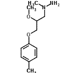 CAS#: 800378-71-6， 1-[2-Methoxy-3-(4-methylphenoxy)propyl]-1-methylhydrazine