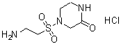 CAS#: 800388-09-4， 4-[(2-Aminoethyl)sulfonyl]-2-piperazinone hydrochloride (1:1)