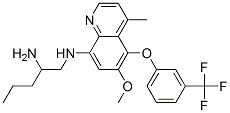 CAS#: 80065-56-1， N-[6-Methoxy-4-Methyl-5-[3-(Trifluoromethyl)Phenoxy]Quinolin-8-Yl]Pentane-1,2-Diamine