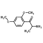 CAS#: 80096-52-2， 2-Amino-1-(2,4-dimethoxyphenyl)-1-propanone