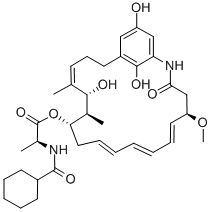 CAS#: 80111-48-4， N-(Cyclohexylcarbonyl)-L-Alanine 11-Ester With 20,23-Didehydro-20,23-Dideoxo-20,23-Dihydroxyansatrienol A