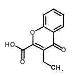 CAS#: 801138-61-4， 3-Ethyl-4-oxo-4H-chromene-2-carboxylic acid
