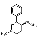 CAS#: 801146-40-7， (3S,4S)-N,1-Dimethyl-3-phenyl-4-piperidinamine