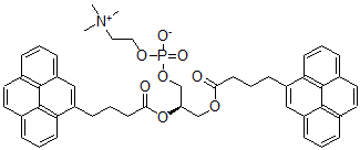 CAS#: 80115-55-5， 1,2-Bis(4-(1-Pyreno)Butanoyl)-Sn-Glycero-3-Phosphorylcholine