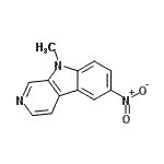 CAS#: 801153-90-2， 9-Methyl-6-nitro-9H-beta-carboline