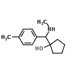 CAS#: 801155-39-5， 1-[(Methylamino)(4-methylphenyl)methyl]cyclopentanol