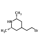 CAS#: 801159-41-1， (2R,6S)-4-(2-Bromoethyl)-2,6-dimethylpiperidine