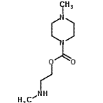 CAS#: 801174-08-3， 2-(Methylamino)ethyl 4-methyl-1-piperazinecarboxylate