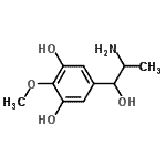 CAS#: 801178-17-6， 5-(2-Amino-1-hydroxypropyl)-2-methoxy-1,3-benzenediol