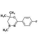 CAS#: 801182-57-0， 2-(4-Fluorophenyl)-4,6,6-trimethyl-5,6-dihydro-4H-1,3,4-oxadiazine