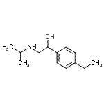 CAS#: 801186-96-9， 1-(4-Ethylphenyl)-2-(isopropylamino)ethanol