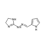 CAS#: 801206-57-5， 2-[(2E)-2-(1H-Pyrrol-2-ylmethylene)hydrazino]-4,5-dihydro-1H-imidazole