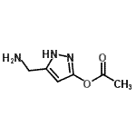CAS#: 801215-28-1， 5-(Aminomethyl)-1H-pyrazol-3-yl acetate