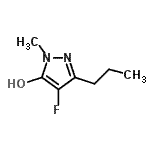 CAS#: 80171-21-7， 4-Fluoro-1-methyl-3-propyl-1H-pyrazol-5-ol